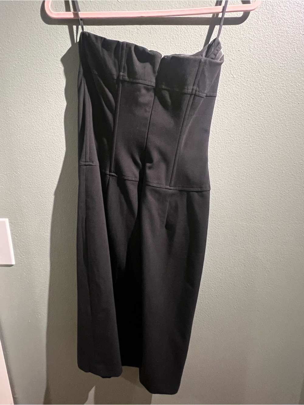 The Limited Black Strapless Lace-Up Sheath Dress - Picture 2 of 4